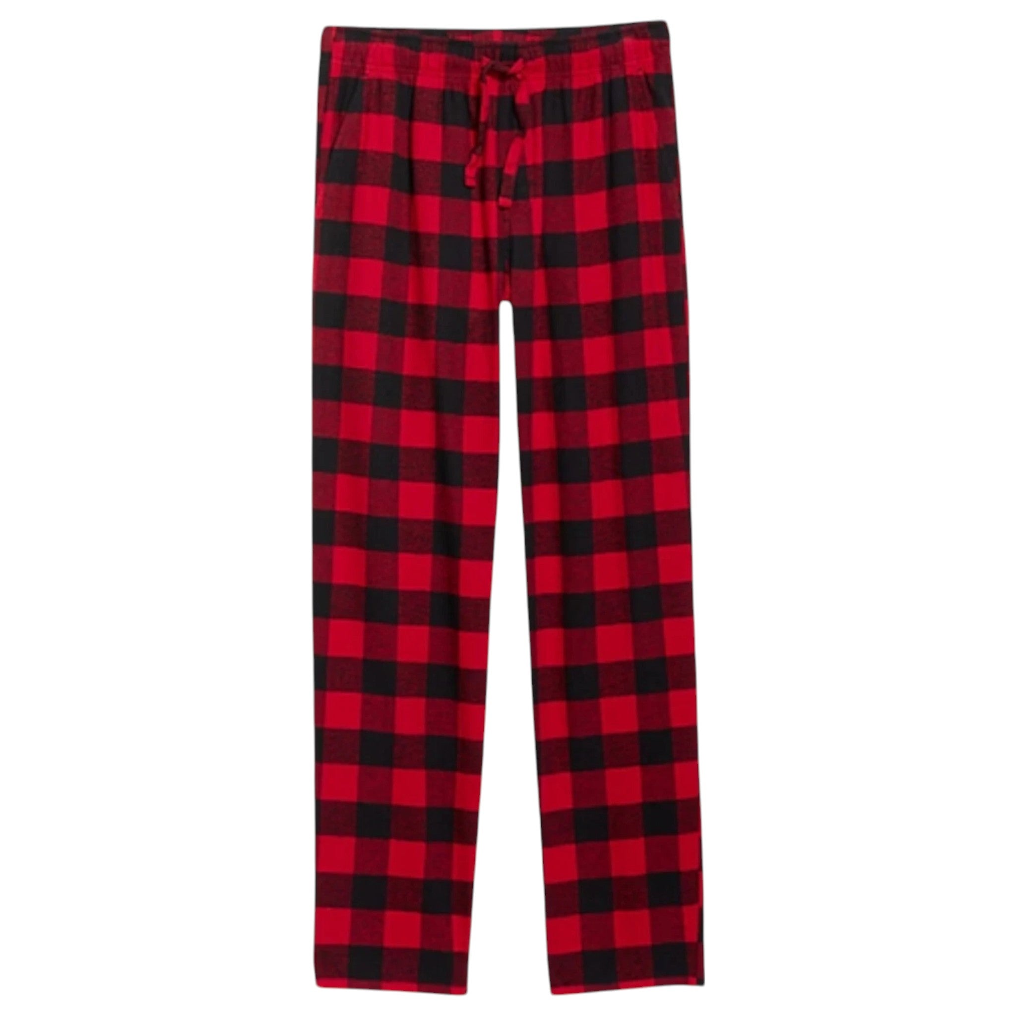 Men's red and black check lounge pants trousers – soft pajama bottoms with relaxed fit